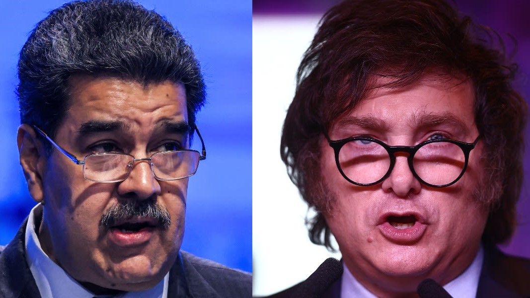 Nicolás Maduro y Javier Milei.