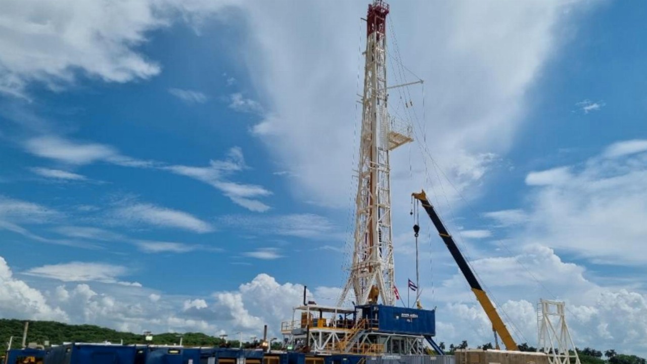 Pozo petrolero en Matanzas.