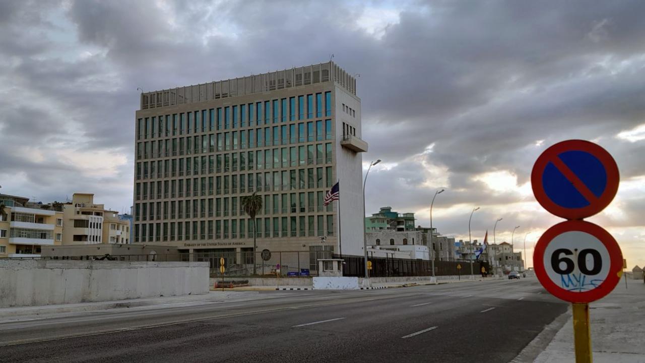 Embajada de EEUU en La Habana.