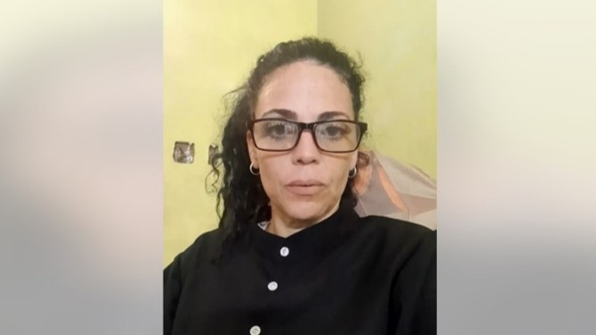 La ex presa política cubana Angélica Garrido.