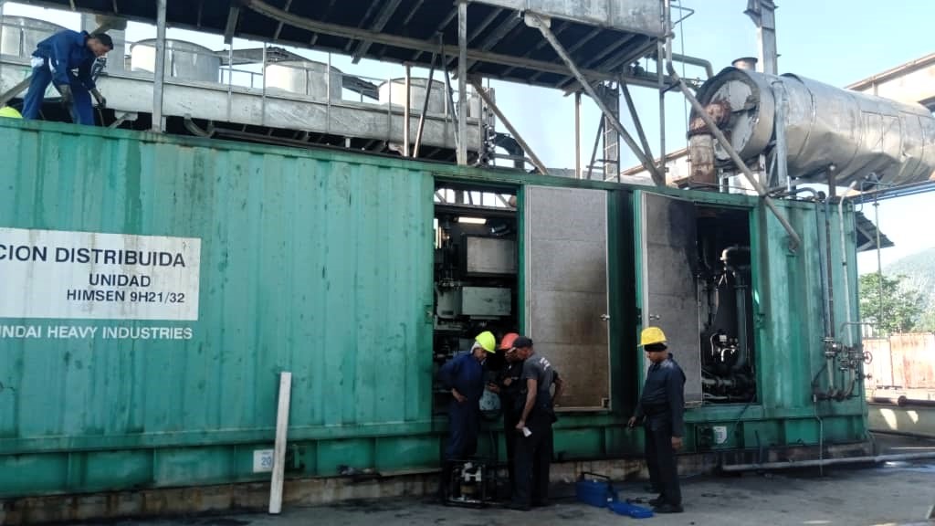 A distributed generation unit in Cuba.