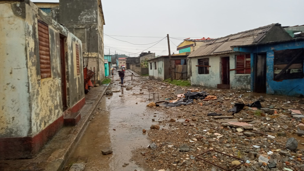 Destrozos de la tormenta tropical Oscar en Baracoa.