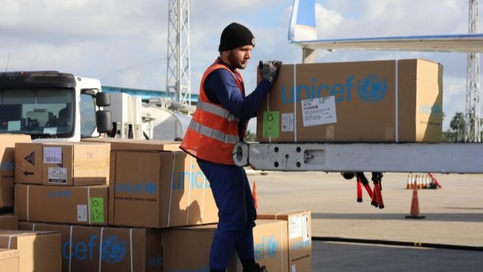 Cargamento de UNICEF recibido en La Habana.