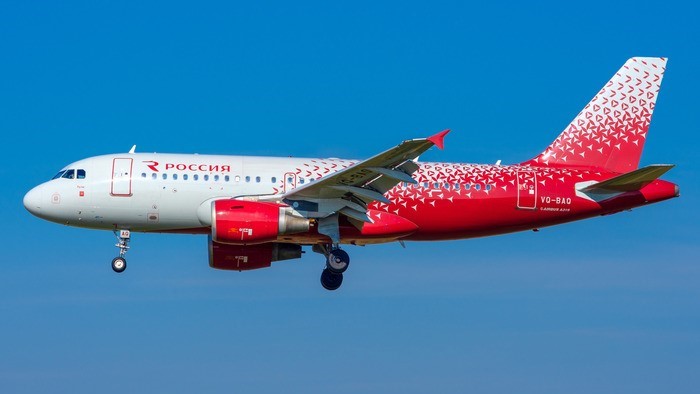 Vuelo de la aerolínea rusa Rossiya.