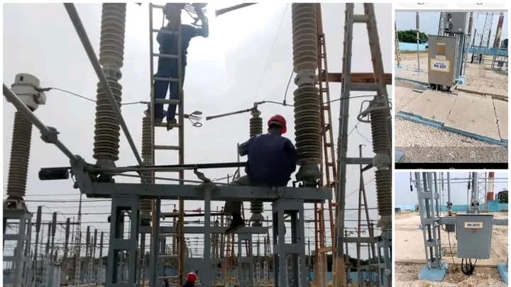 Trabajos en la termoeléctrica Antonio Guiteras.