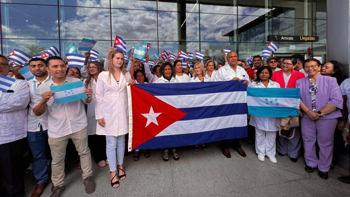 Médicos cubanos en Honduras.