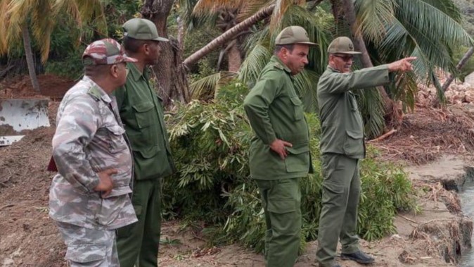 Militares cubanos.