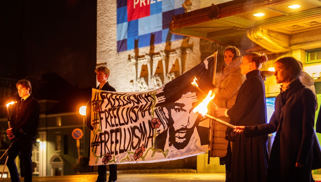 Homenaje a Luis Manuel Otero Alcántara en Bergen, Holanda.