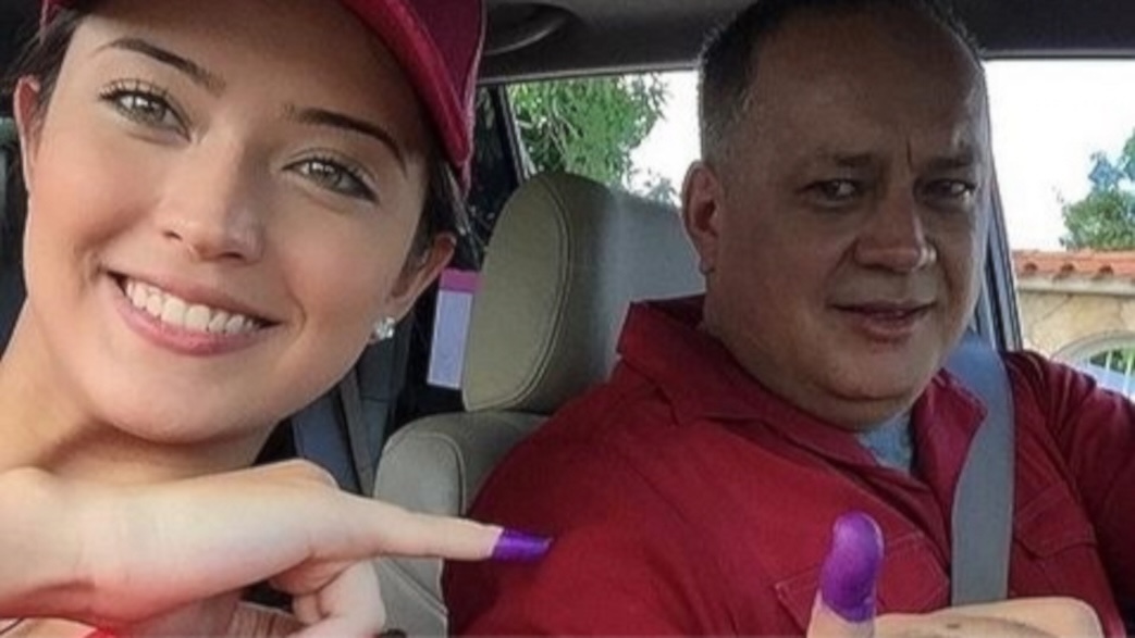 Daniella Cabello y su padre, Diosdado Cabello.