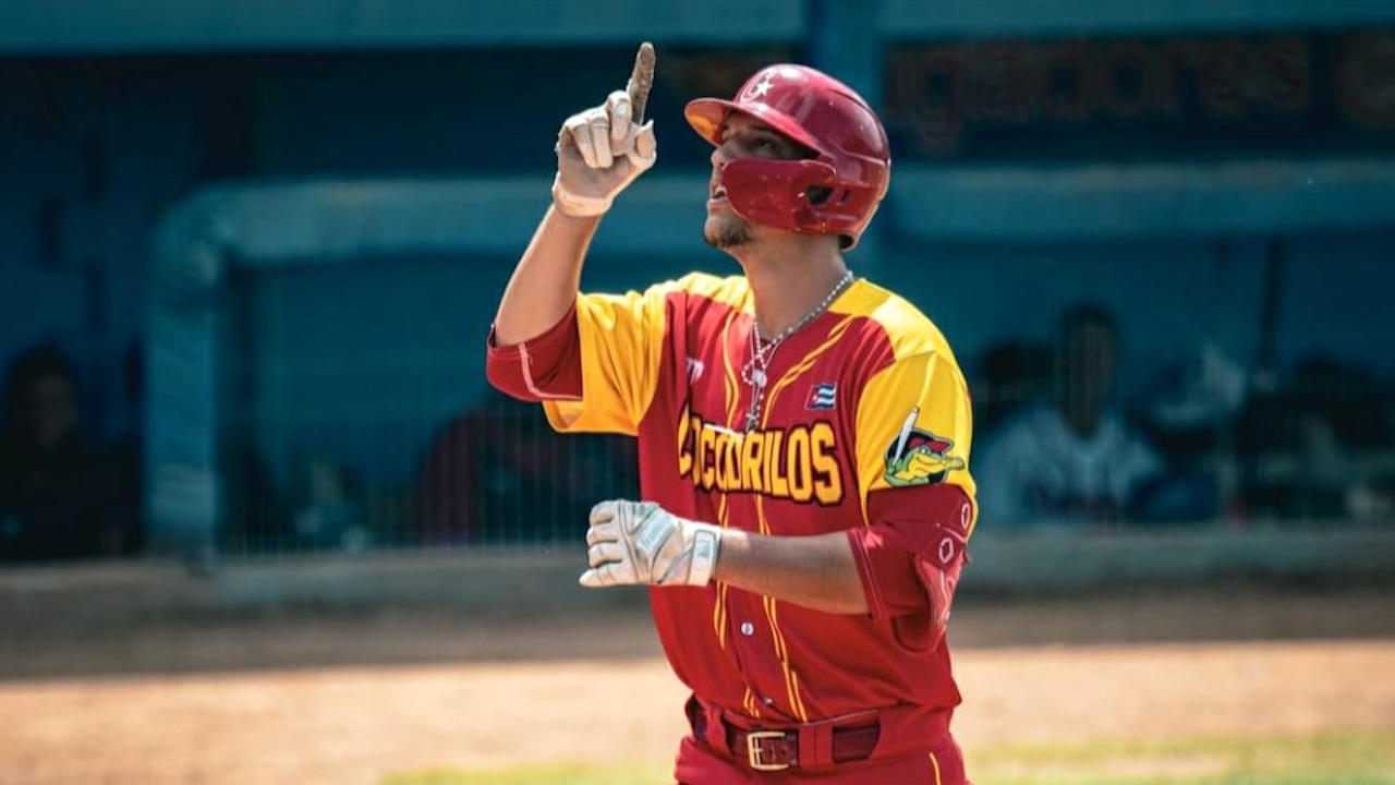 El pelotero cubano Andrys Pérez.