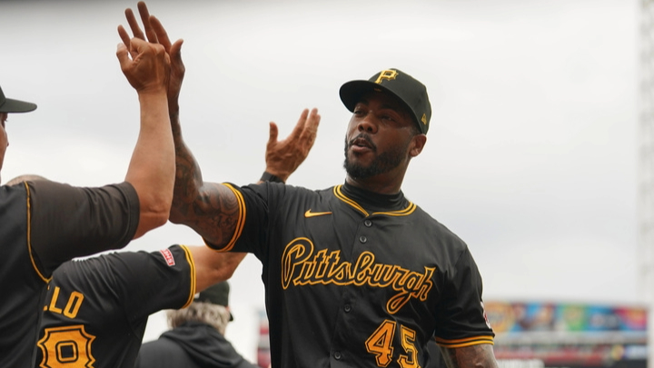 El lanzador cubano Aroldis Chapman.