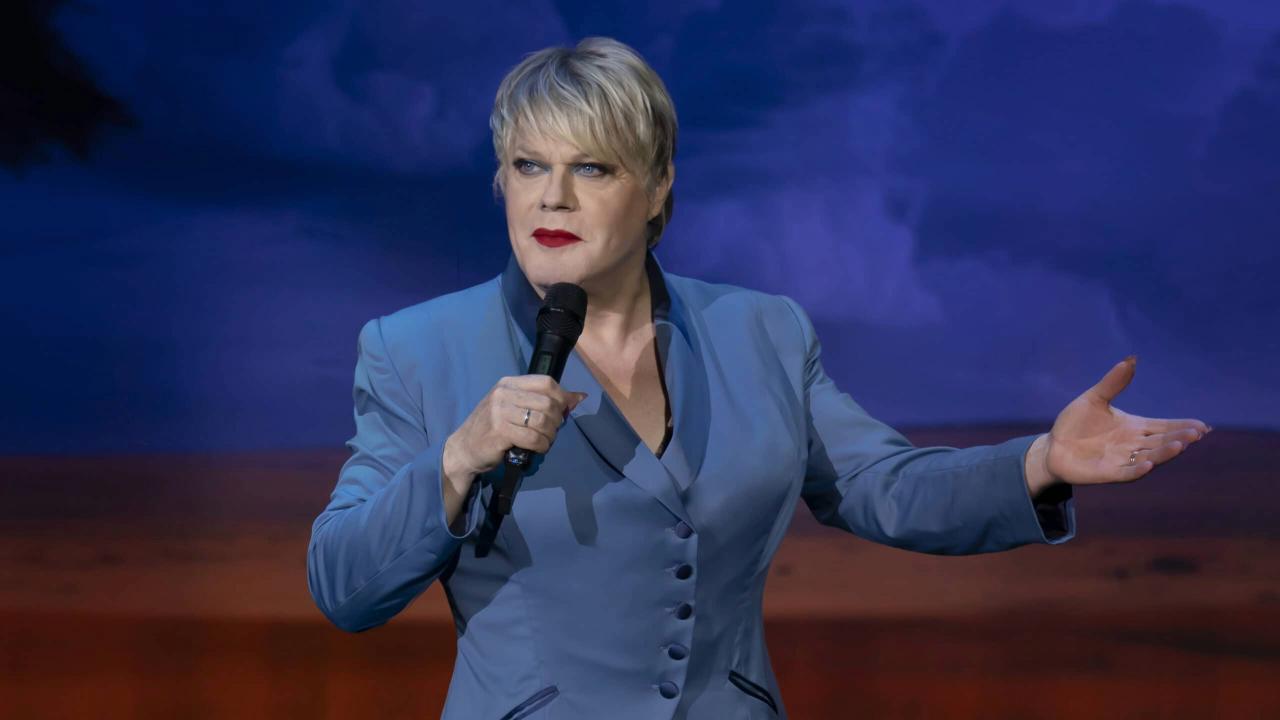 Eddie Izzard en escena.