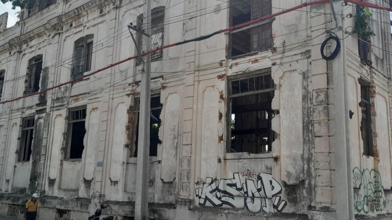 Una vivienda en ruinas en Cuba.