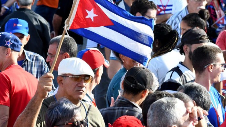 Marcha del viernes 21 de diciembre en La Habana.