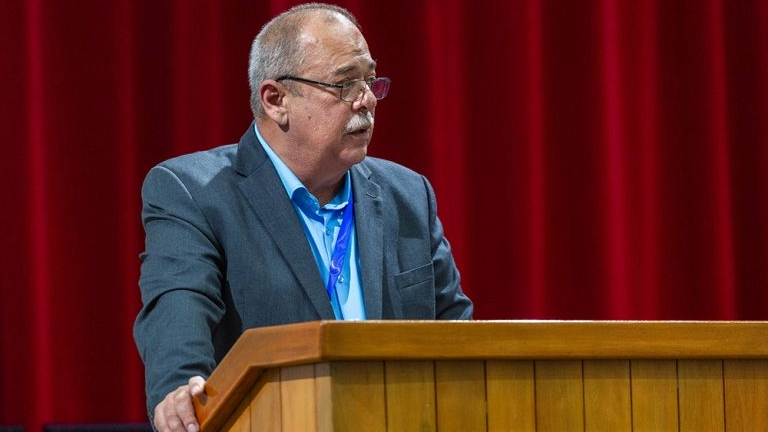 Vicente de la O Levy Ante la Asamblea Nacional del Poder Popular.