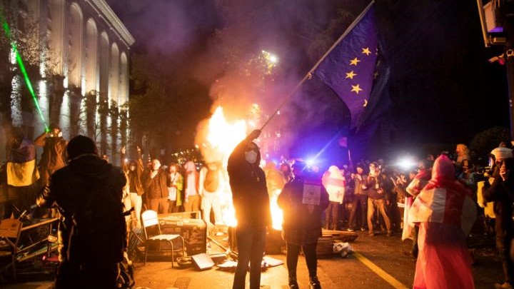 Protestas en Georgia.