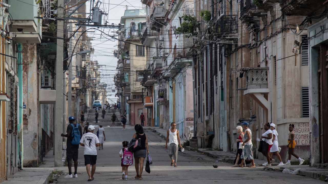 Una calle de La Habana.