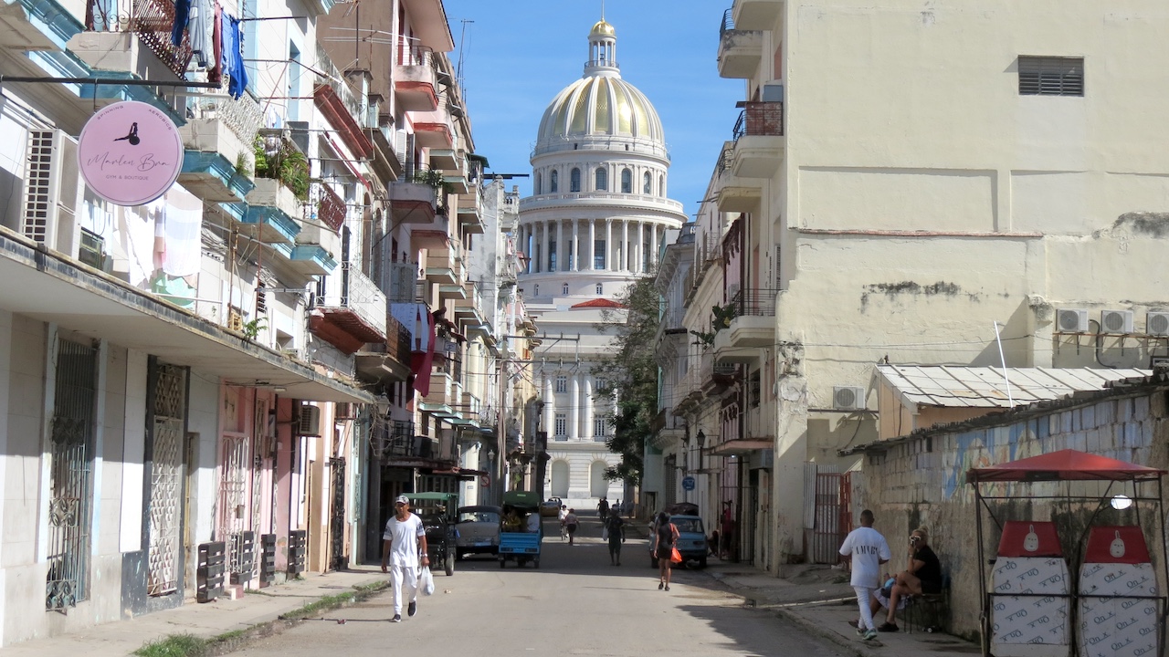 Una calle de La Habana en el inicio de 2025.