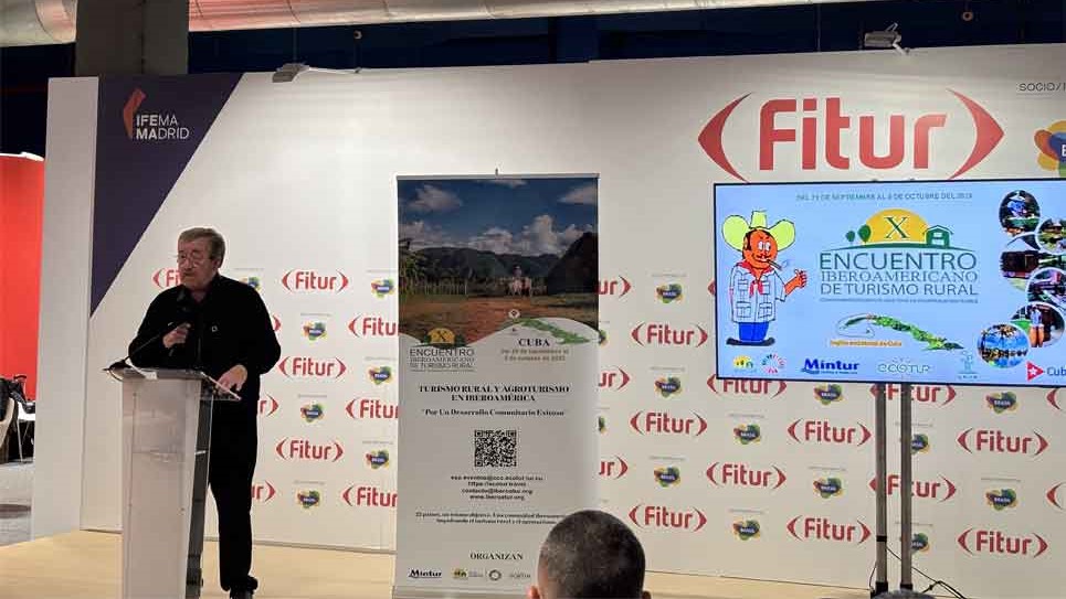 Presentaci+on del encuentro en FITUR.