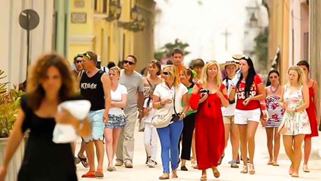 Turistas rusos en Cuba.