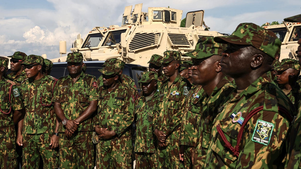 Militares de Kenia en Haití.