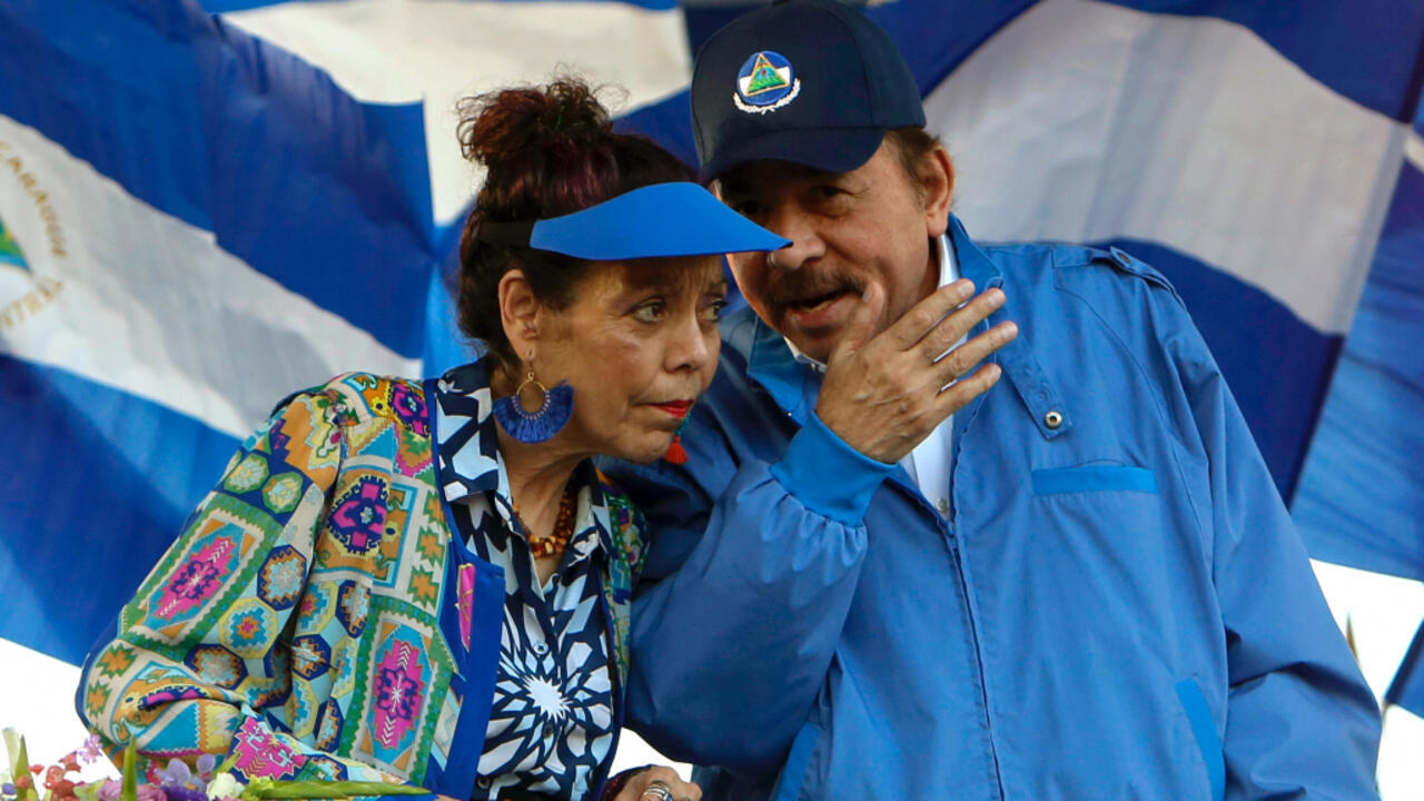 Rosario Murillo y Daniel Ortega.