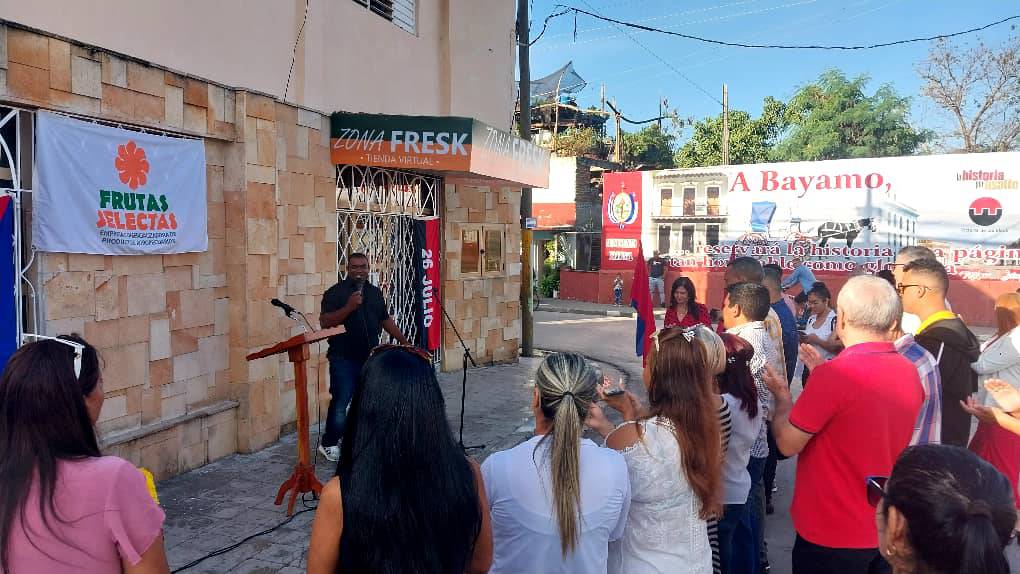 Inauguración de Zona Fresk en Granma.