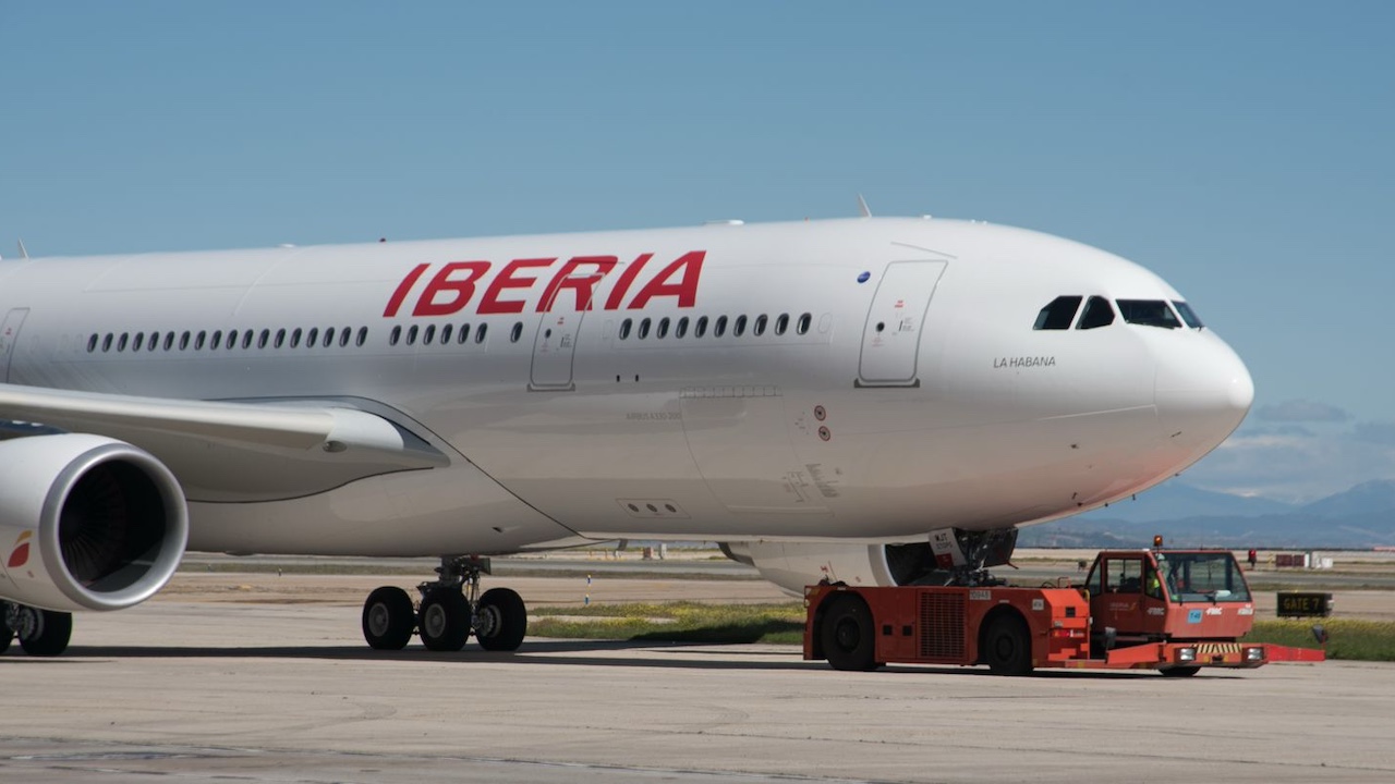 Avión de la aerolínea española Iberia.