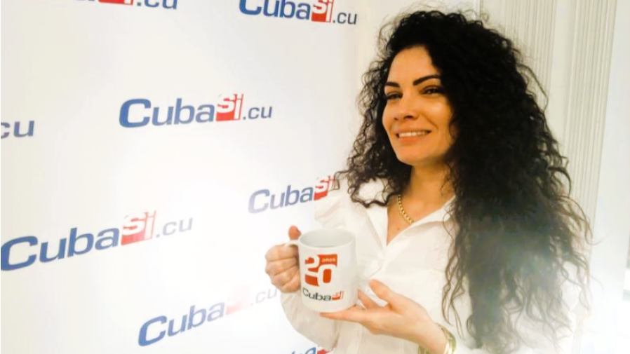 Belissa Cruz en una entrevista con el portal oficial Cuba Sí.