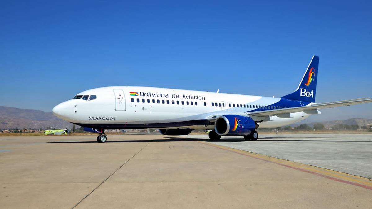 Vuelo de Boliviana de Aviación.