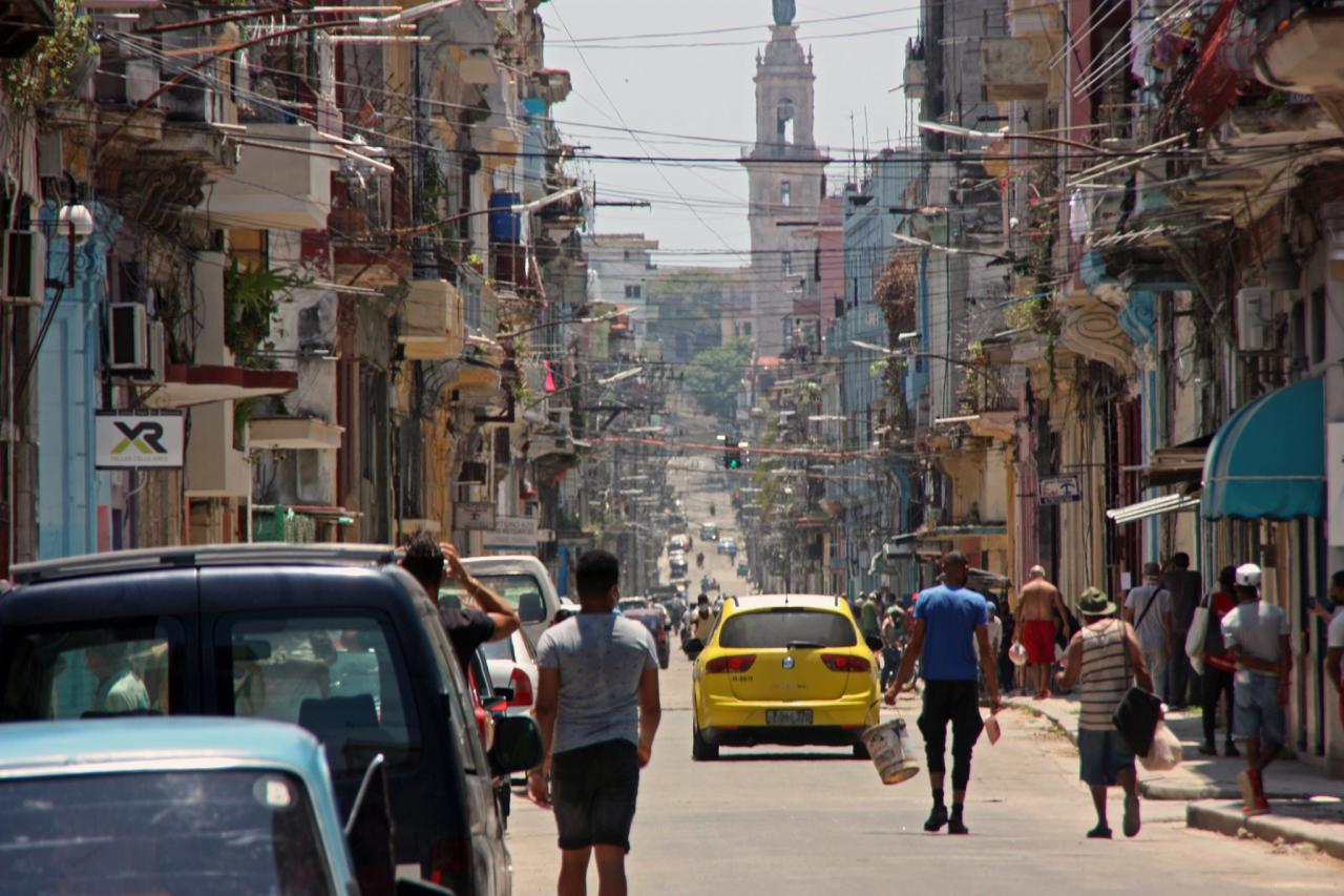 Una calle de La Habana.