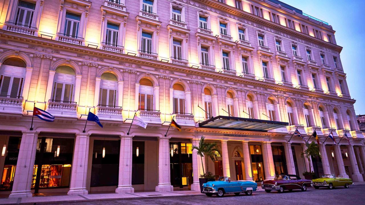 Hotel Gran Manzana Kempinsky, en La Habana, uno de los sancionados por EEUU.