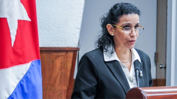 La fiscal general de Cuba, Yamila Peña Ojeda.