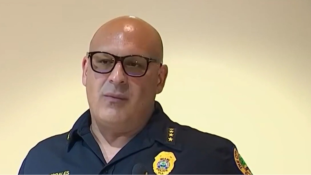 El jefe de Policía de Miami, Manny Morales. 