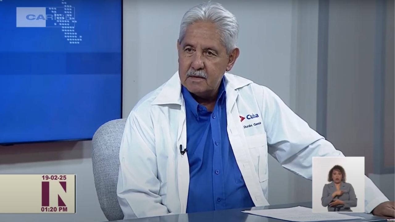 El doctor Francisco Durán, director de Epidemiología del MINSAP.