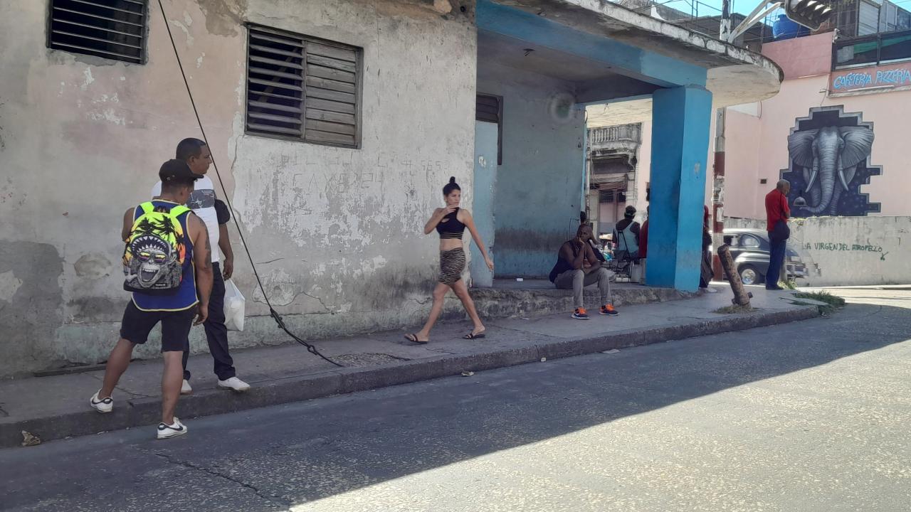 Una calle en Cuba.