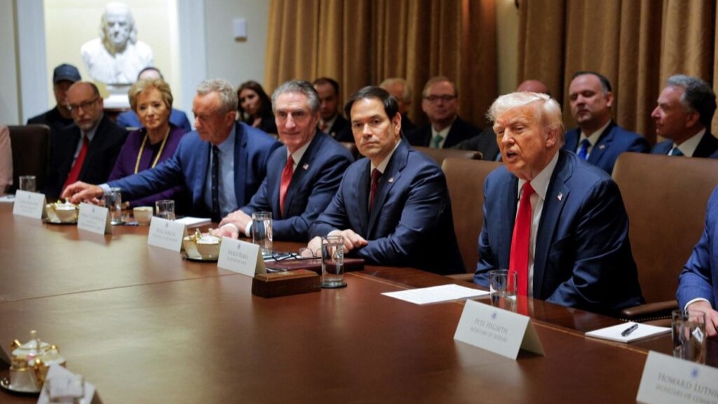 Reunión del Gabinete de EEUU este miércoles.