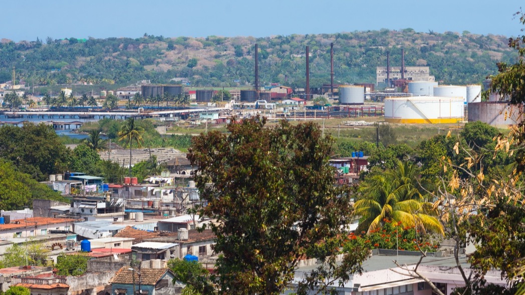 La refinería Ñico López, en La Habana.