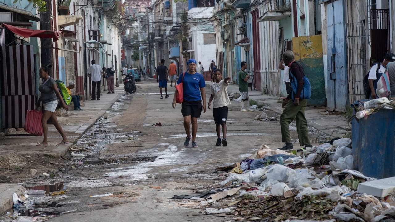 Una calle de La Habana.