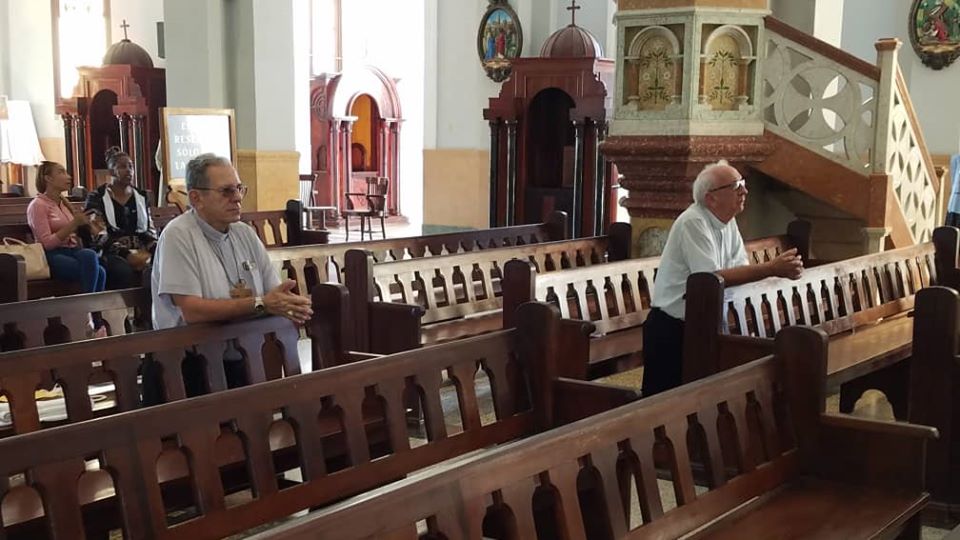 Una iglesia católica en Cuba.