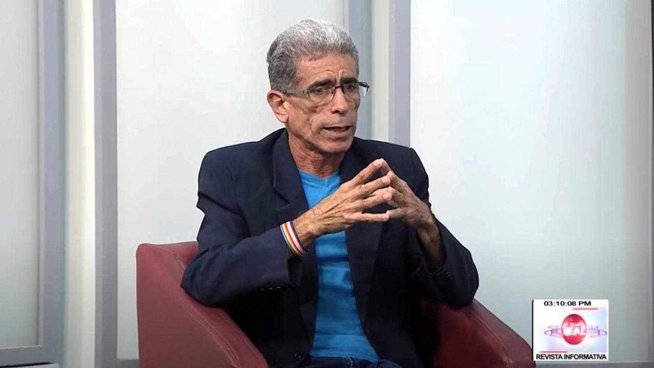 Francisco Rodríguez Cruz, vicepresidente de la UPEC, en televisión.