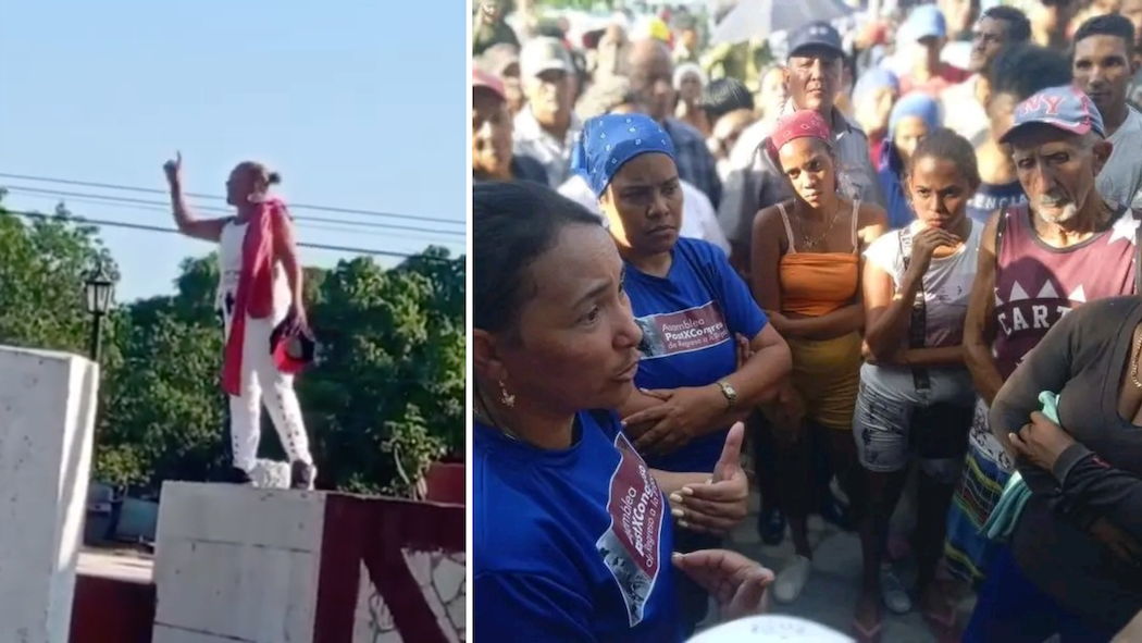 Protesta en Río Cauto, Granma.