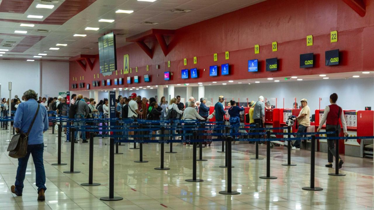 Aeropuerto internacional José Martí de La Habana.