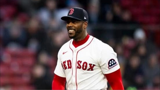 El lanzador cubano Aroldis Chapman.