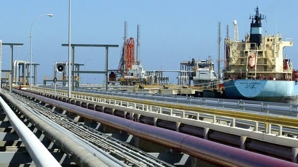 Barcos petroquímicos cargando en Venezuela.