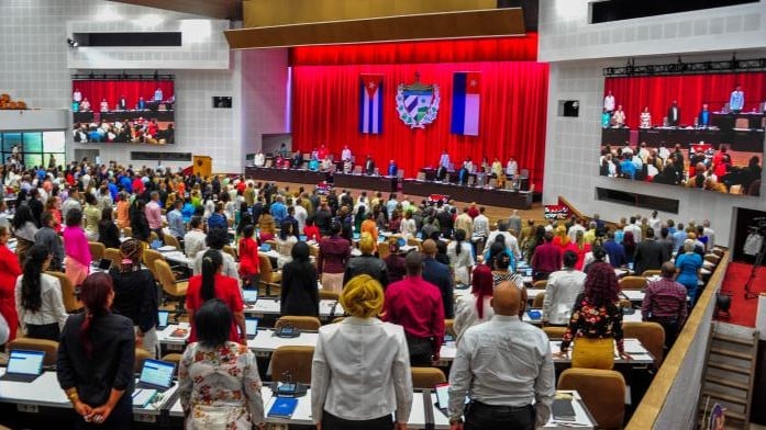 Sesión de la Asamblea Nacional del Poder Popular.