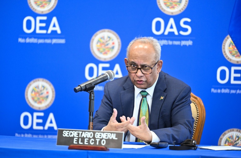 Albert Ramdin, secretario general de la OEA.
