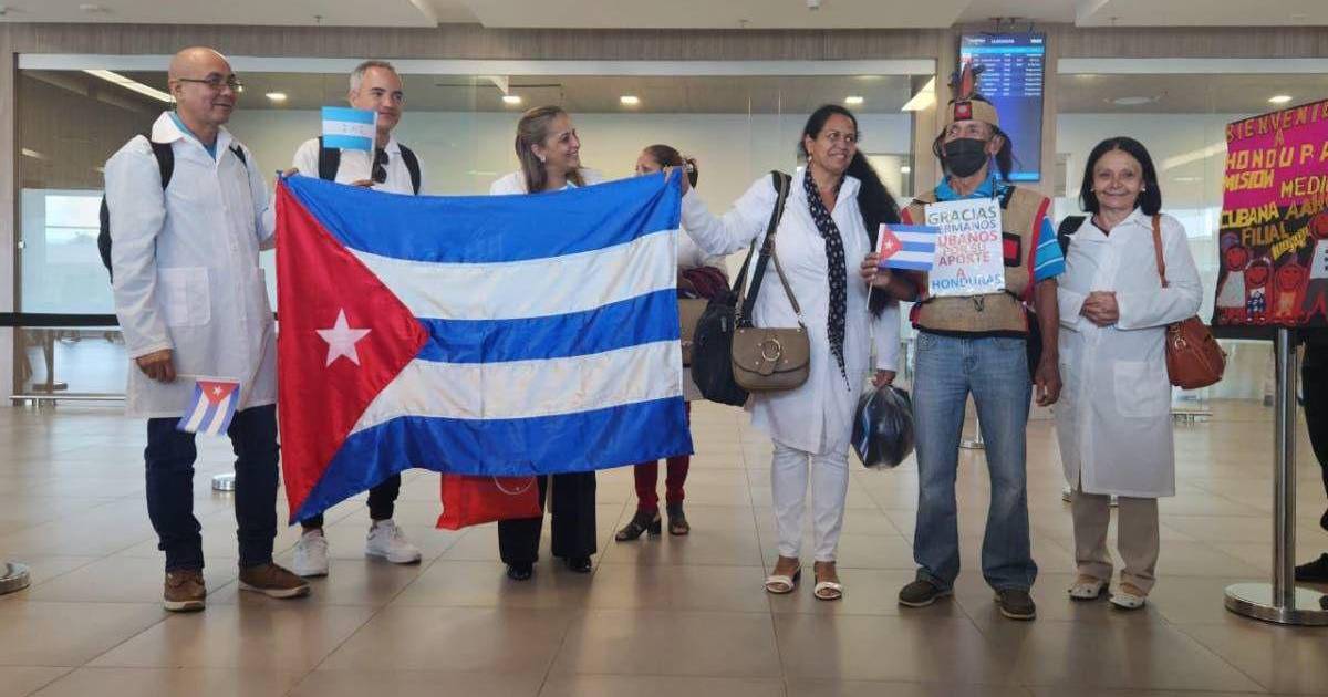 Médicos cubanos exportados a Honduras.