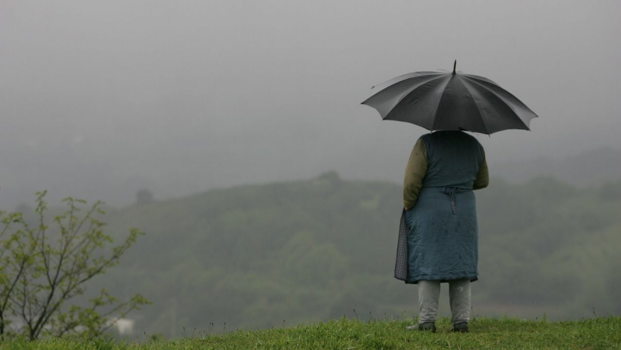 Lluvia en Galicia.