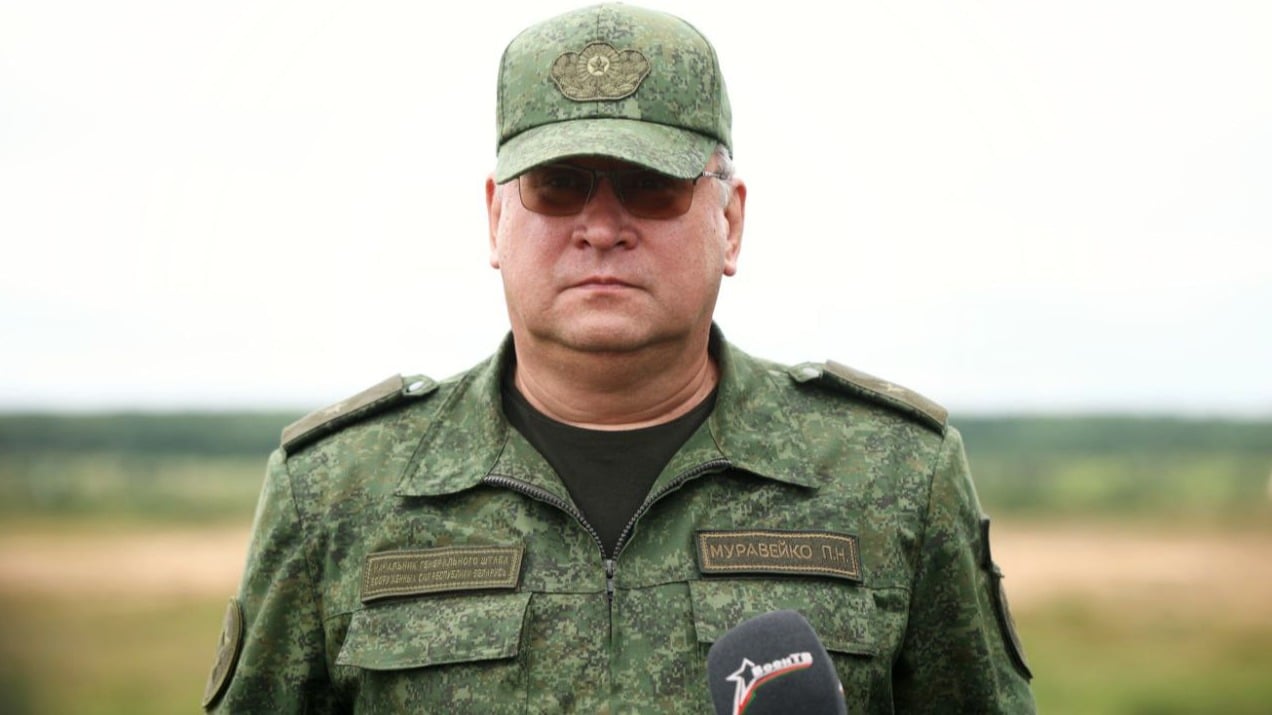 Pavel Muraveiko, jefe del Estado Mayor General de las Fuerzas Armadas de Bielorrusia.